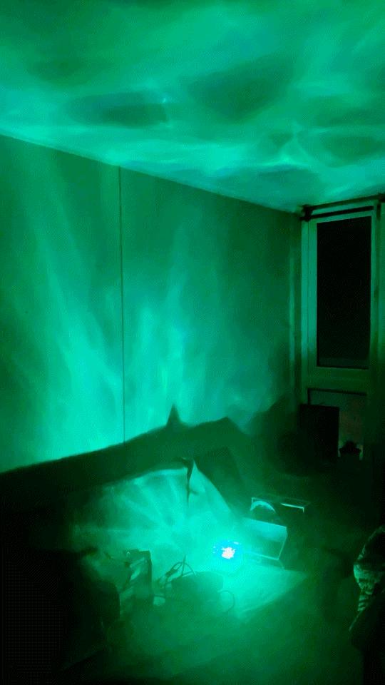 Lampara Led Cubo Rgb