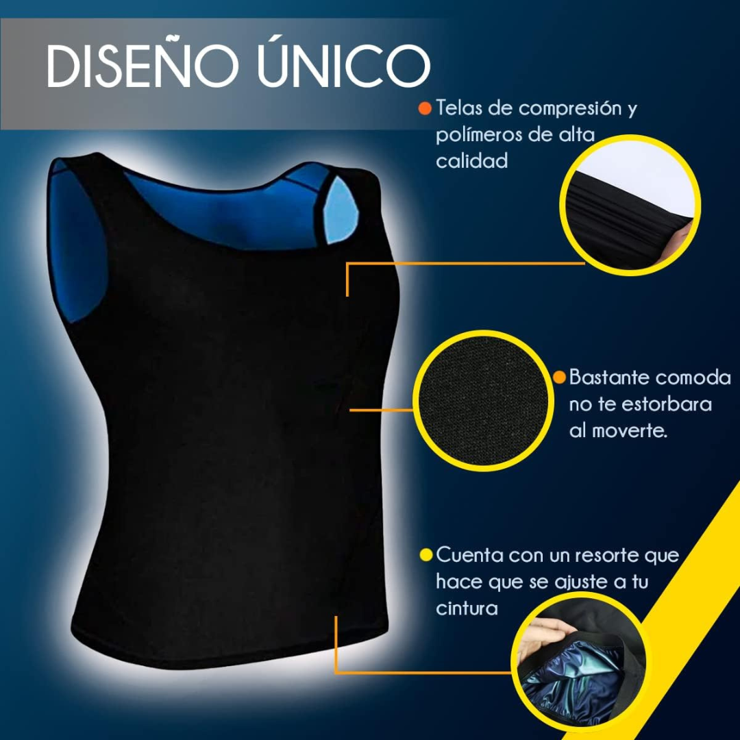 FAJA TERMICA CHALECO SAUNA PARA HOMBRES