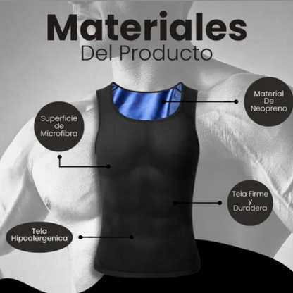 FAJA TERMICA CHALECO SAUNA PARA HOMBRES