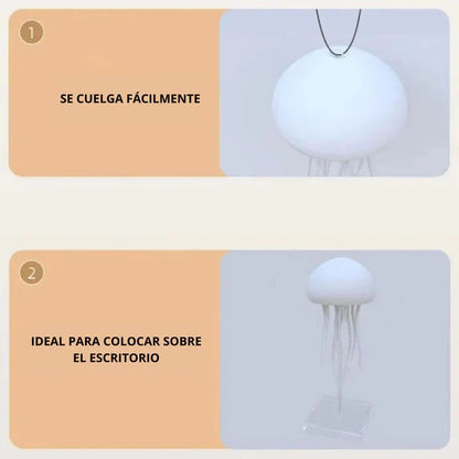 Lámpara Medusa RGB Flotante 🪼